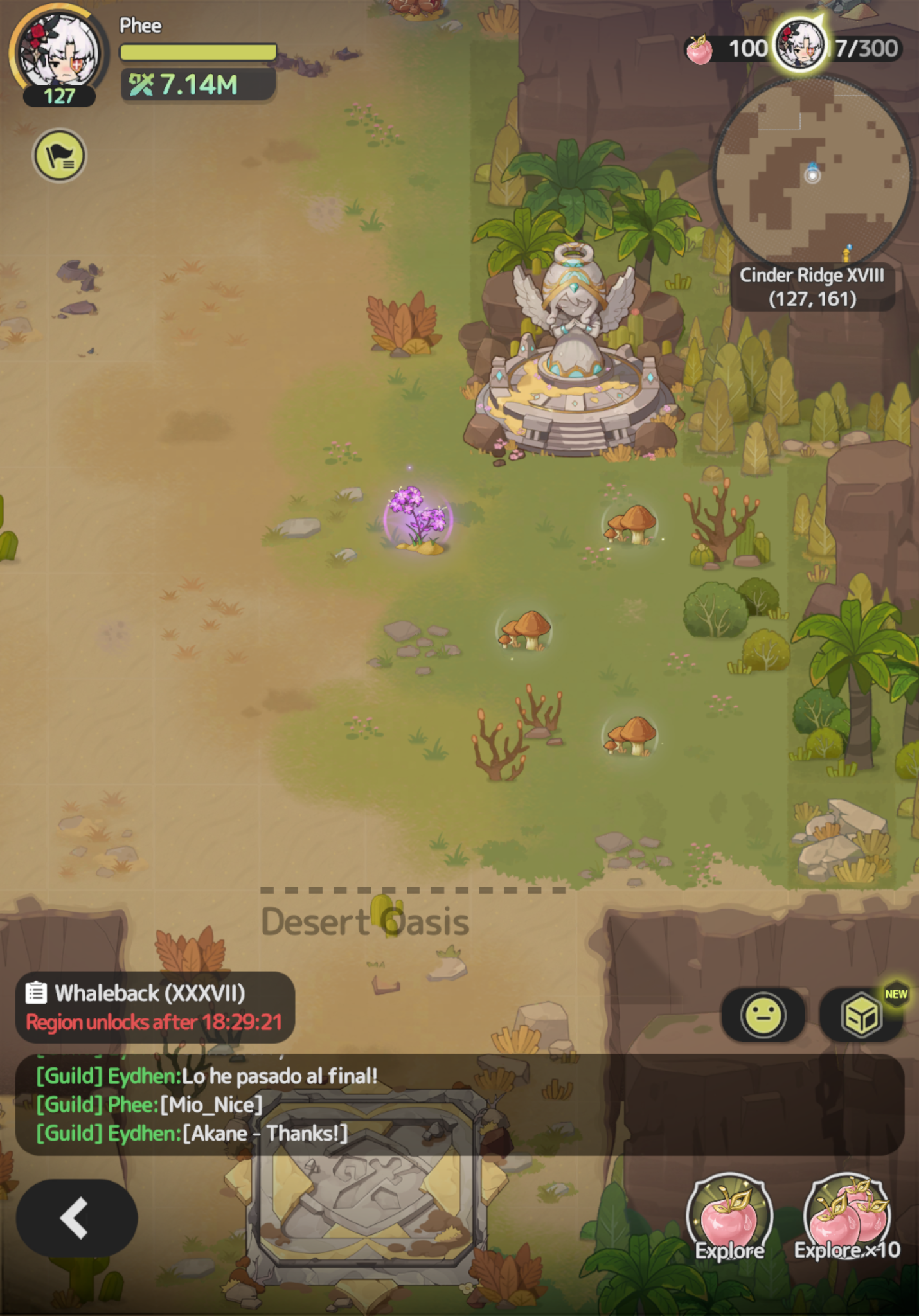 Cinder Ridge XVIII food material screenshot
